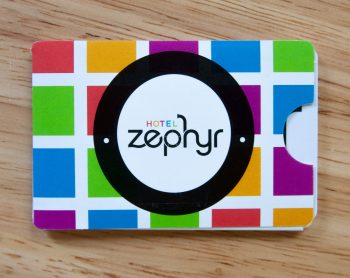 Hotel Zephyr Key Card Holder