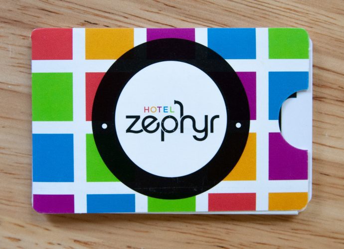 Hotel Zephyr Key Card Holder
